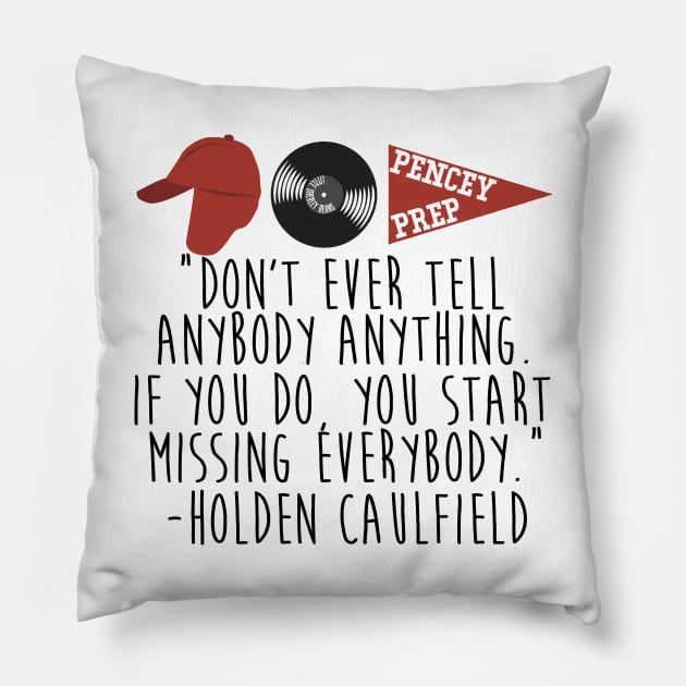 Catcher in the Rye Pillow by mariansar