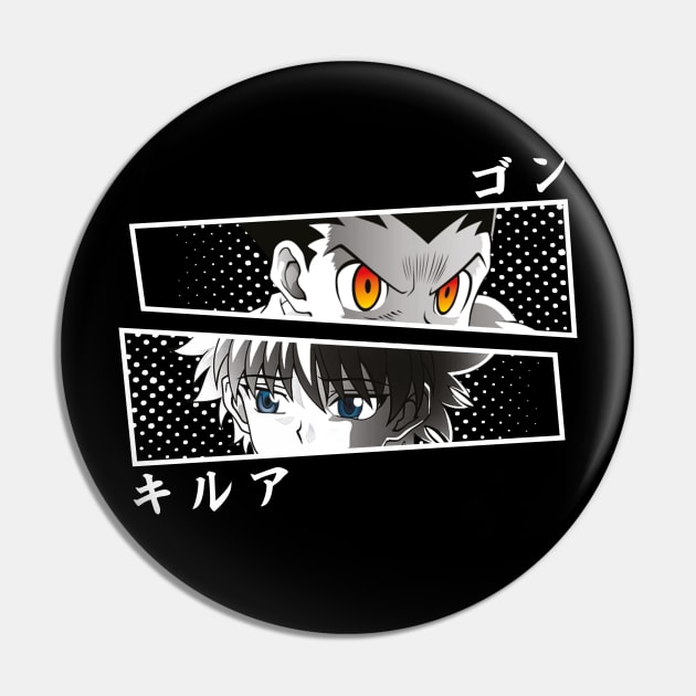 Gon & Killua Pin by The Iconic Arts