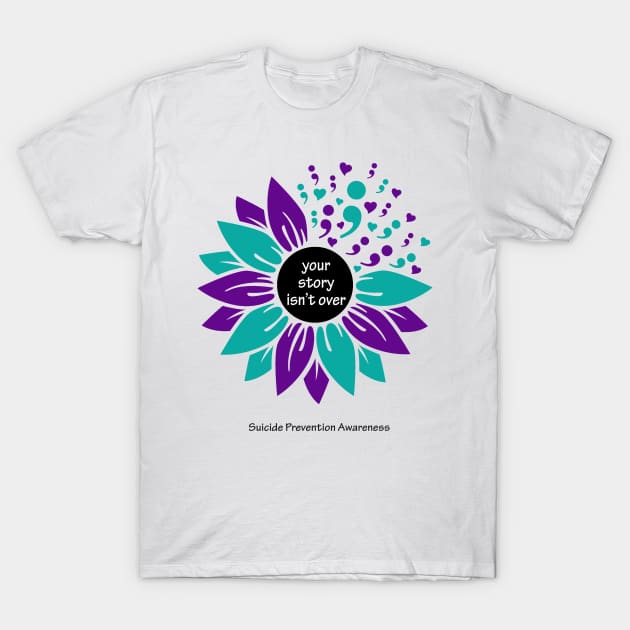 Semicolon Suicide Prevention Awareness T-Shirt Semicolon Suicide Prevention Awareness T-Shirt