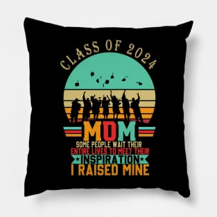 Senior Mom Class of 2024 Graduation 2024 Gift ,Senior 24 Pillow