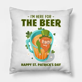 I'm here for the beer Pillow