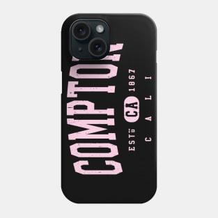 Compton Cali arched distressed vintage souvenir Phone Case