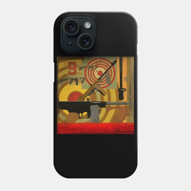 A Tommy Gun Phone Case by Midcenturydave