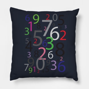 Numbers pattern Pillow