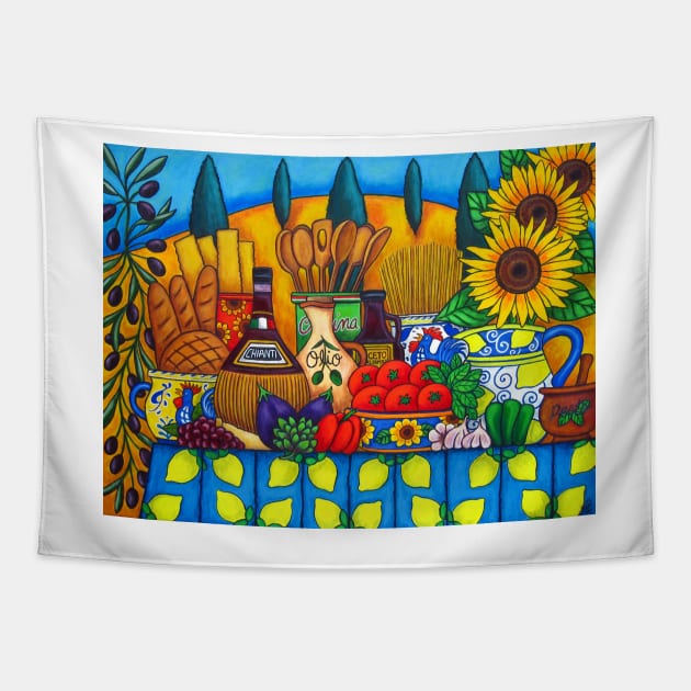 Tuscany Delights Tapestry by LisaLorenz