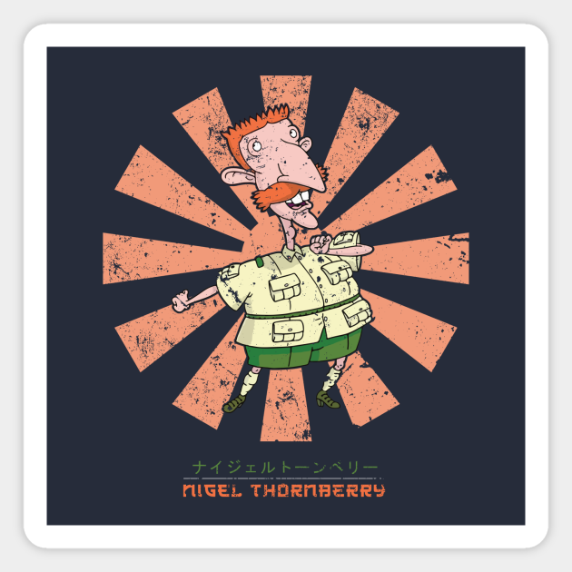 Nigel Thornberry Retro Japanese Nigel Thornberry Magnet Teepublic Nigel eliza thornberry nigel clough nigel de jong nigel beauty emporium nigel ratburn nigel godrich. nigel thornberry retro japanese