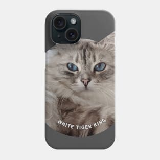 White Tiger King Phone Case