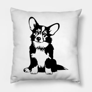 Cute Vintage Corgi - Dog Lover Corgis Pillow