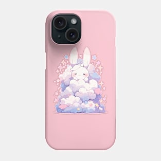 Cute Fluffy Clouds Baby Bunny Kawaii Princess Phone Case