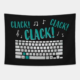 Clacking Noisy Keyboard Tapestry