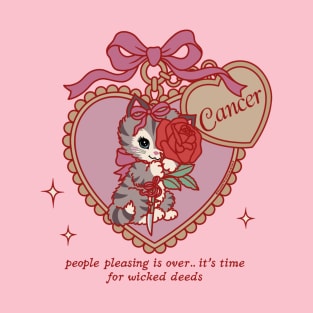 cancer sassy vintage kitty T-Shirt
