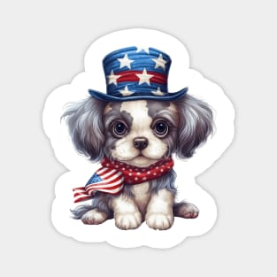 Patriot Farm Dog Magnet