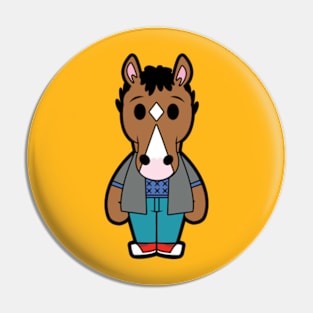 Cute Bojack Horseman Pin