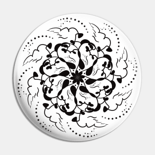 Flower Mandalas Pin