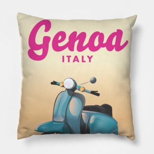 Genoa Italy scooter Pillow