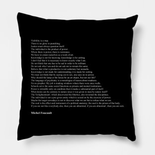 Michel Foucault Quotes Pillow