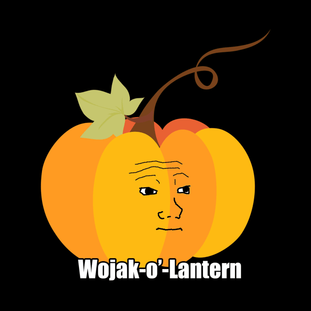 Wojak Halloween Meme Design - Wojak-o'-Lantern by TheMemeCrafts