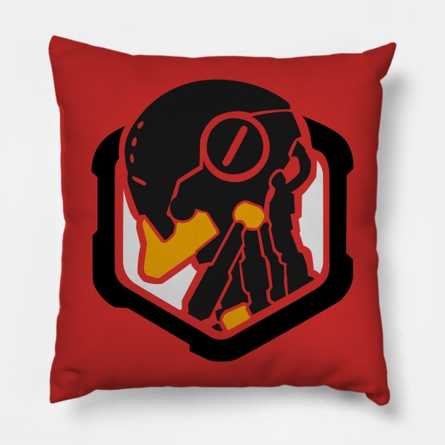 Zenyatta´s logo Pillow by JamesCMarshall