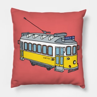 Lisbon Tram Pillow