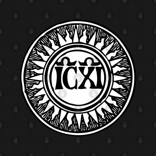 ICXI | Line Art | Black & White | Catholic | Christianity | Kingdom | Christ | Missal | Western Civilization | Medieval | Neoclassical by DeoGratias