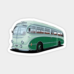 1952 AEC Regal Coach in light and dark green Magnet