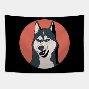 Grumpy Dog - Funny Animal Design Tapestry