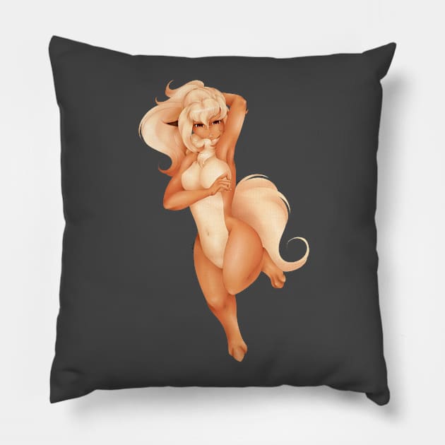 Fire Gijinka Pillow by StacyLGage