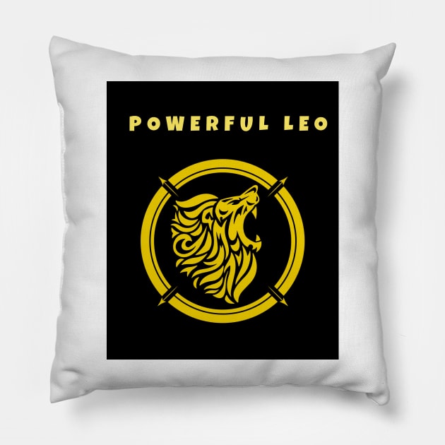African Lion Pillow by Senzsiafrica