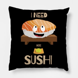 Vintage Sushi Roll Pillow