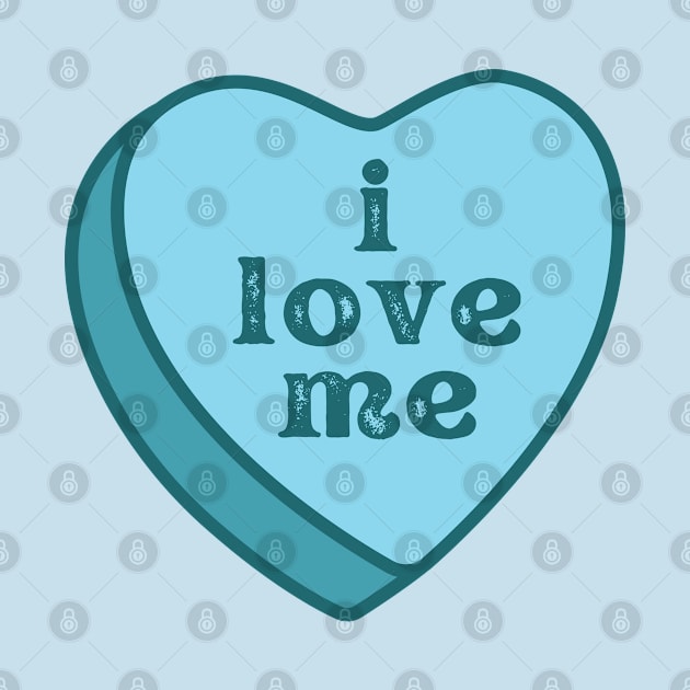 I Love Me - blue by THINK. DESIGN. REPEAT.