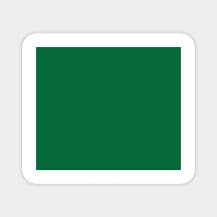 Pretty Simple Solid Dark Green Magnet