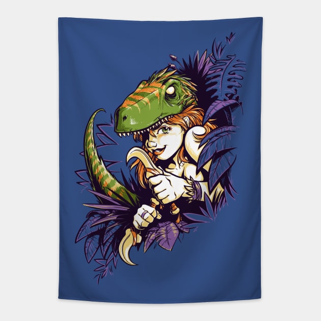 Clever Girl Tapestry by obvian