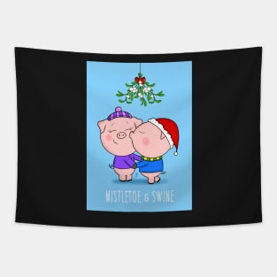 Mistletoe & Swine Tapestry