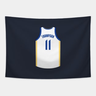 Klay Thompson Golden State Jersey White 2024 Qiangy Tapestry