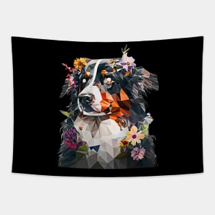 Flower Dog Tapestry