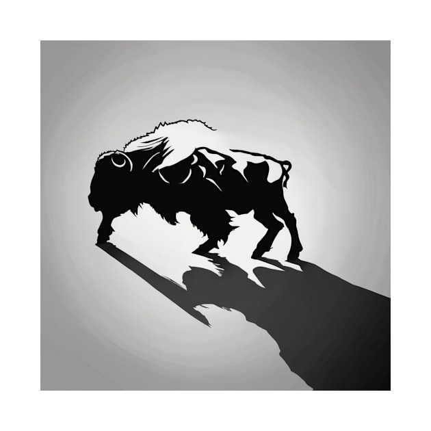 Bison Shadow Silhouette Anime Style Collection No. 117 by cornelliusy