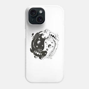 Yin Yang Axolotl Phone Case