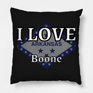 I LOVE Boone | Arkensas County Pillow