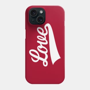 Love (Lettering / White) Phone Case