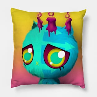 Psycho Kitties #9 Pillow