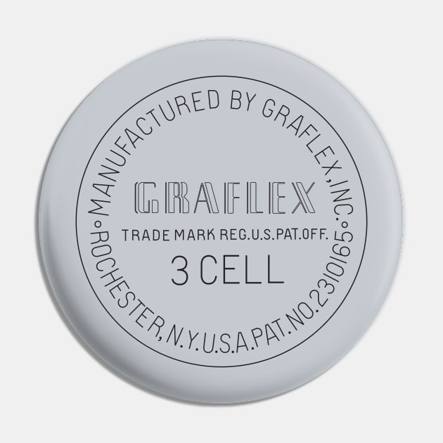 Graflex 3 Cell clean stamp black Pin by 3Cell