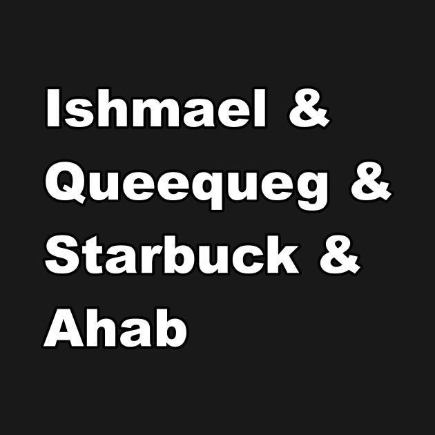 Moby Dick - Ishmael & Queequeg & Starbuck & Ahab by BalancedFlame