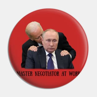 Joe Biden Sniffs Putin Pin