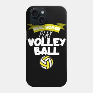 Real women play volleyball Phone Case