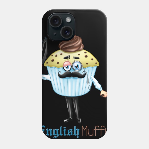 English Muffin Phone Case by Pigeon585