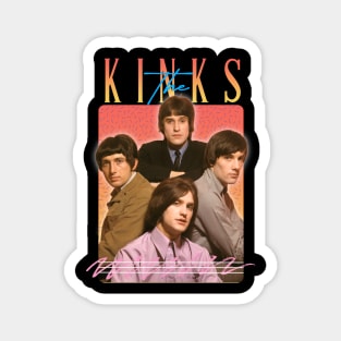 The Kinks Retro Aesthetics Fan Art Magnet