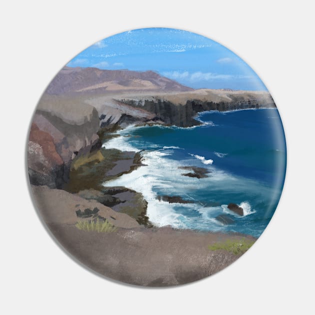 Lanzarote Landscape Pin by NelidaZubia