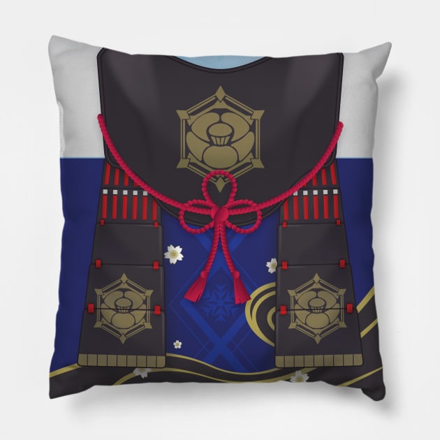 Kamisato ayaka gensin impact Pillow by naderu