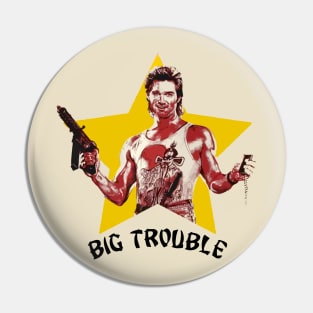 Big Trouble Jack Burton FanArt Tribute Pin