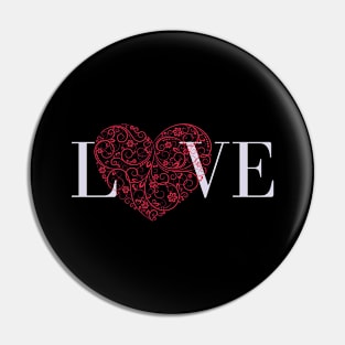 Love - Valentine's Day Pin